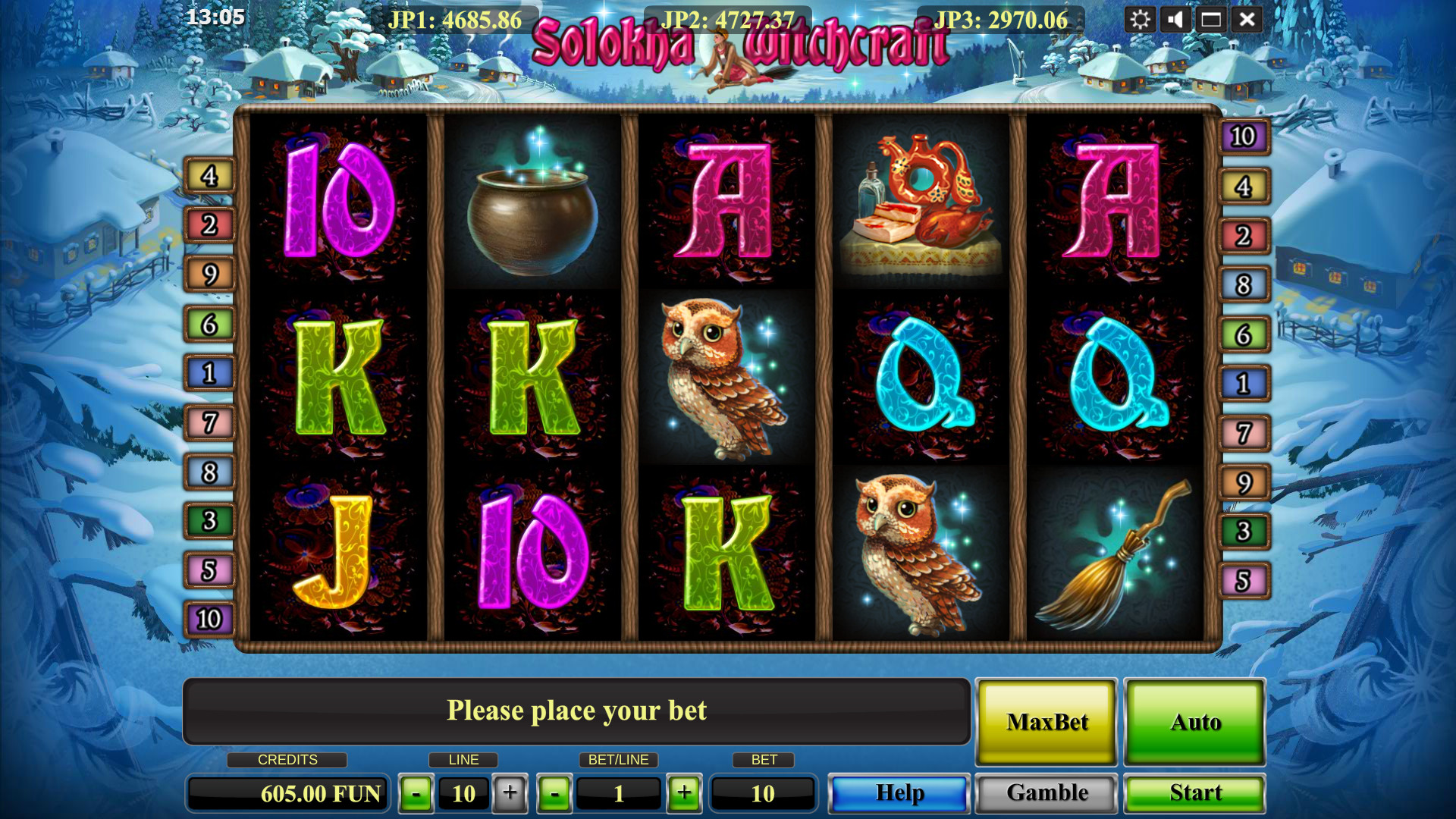 Solokha Witchcraft video slot